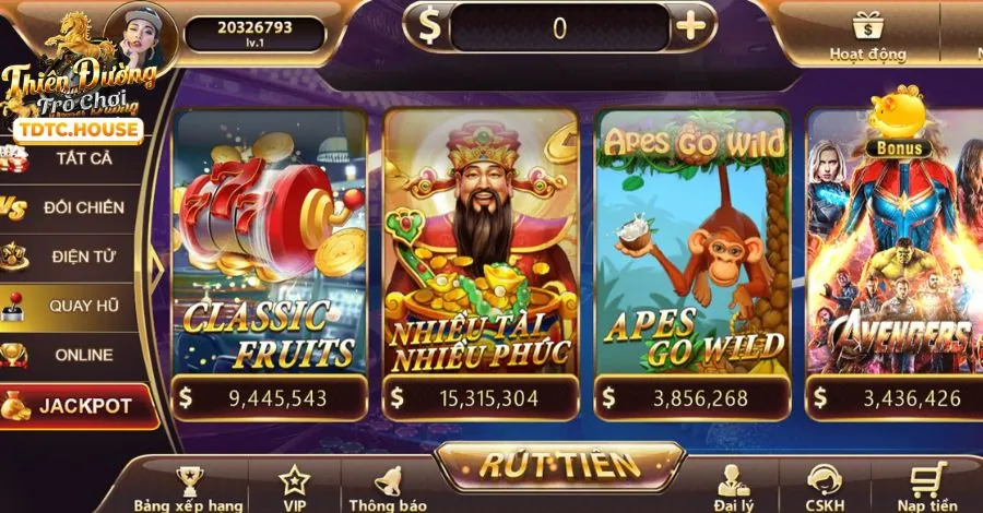 Trò chơi Nổ Hũ trên 678win iOS